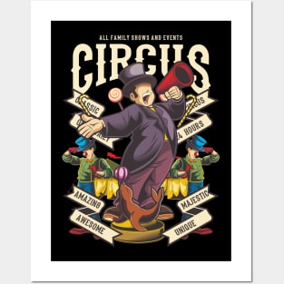 circus theme Posters and Art